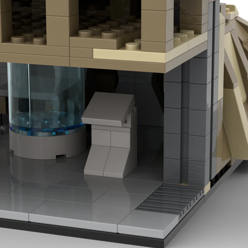 672 PCS Customize Battle Fortress MOC Customize Modular Building Block Technology Popular Model Simple DIY Boy Toy Birthday Gift