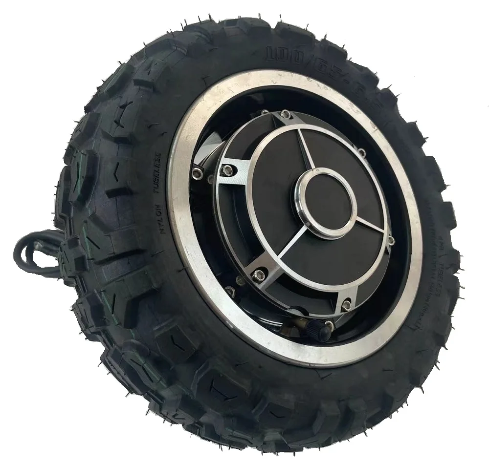Split Design Single Shaft Hub Motor 11 inch 48V1500W 60V2000w 72V3000W for Scooter Portable Food CarElectric Tricycle Go-karts
