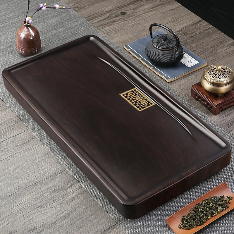 Gongfu Tea Tray Wooden Bamboo Rectangular Kitchen Tea Tray Decorative Modern Giant Original bandejas de madera Tea Supplies