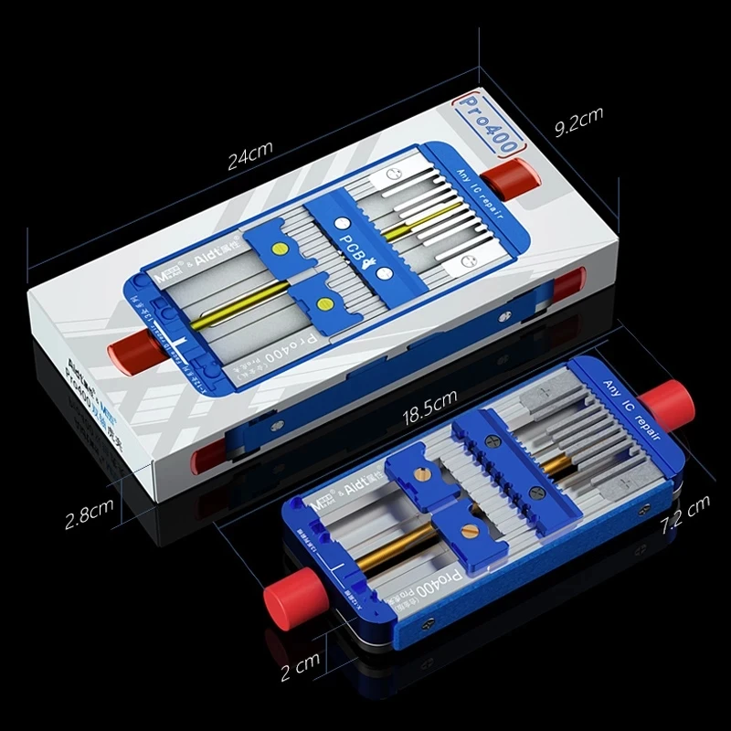 

Maant Aidt Pro400 Universal PCB Fixture Platform Mainboard IC Chip Remove Glue Clamp Maintenance Holder Welding Repair Tool