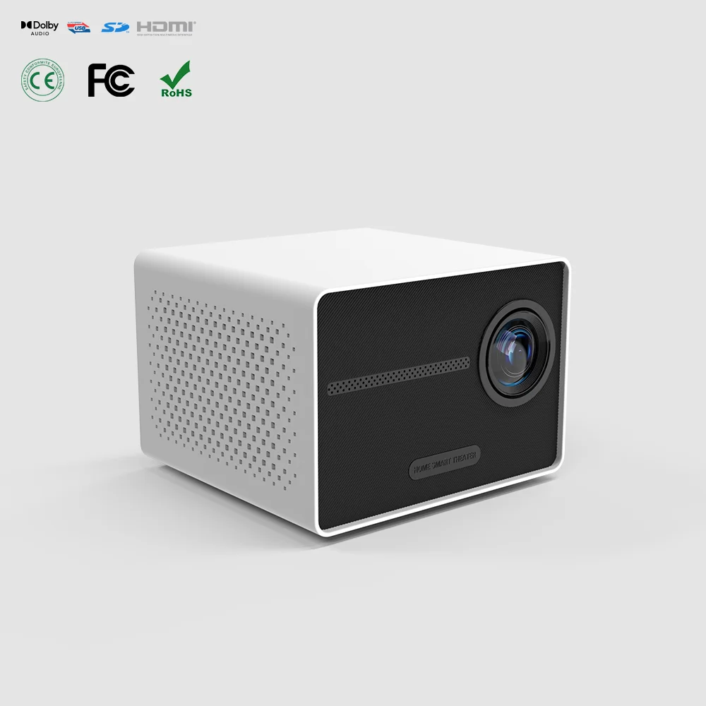 2026 New Smart Portable Pocket Size 4K Wifi LED LCD Short Throw Bluetooth Mini Projector