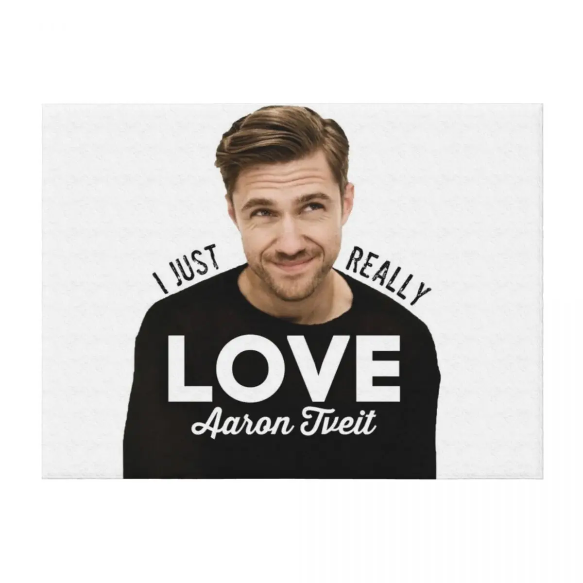 

I just really love Aaron Tveit Throw Blanket bed plaid Blankets Sofas Of Decoration funny gift Softest Blankets