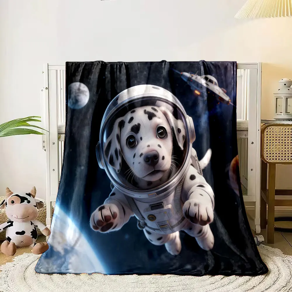 

1PC Cute Dalmatian Printed Blanket Soft and Comfortable Home Travel Blanket Adult and Child Warm Blanket Luxury Gifts