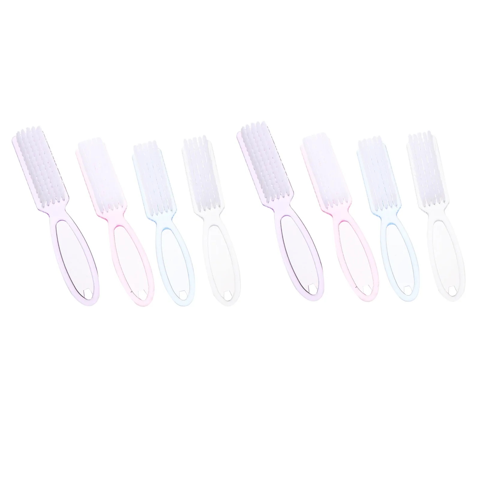 

8Pcs Professional Nail Cleaning Brush Strong PP Construction Comfortable Ergonomic Grip Ideal for Fingernail Dirt Removal