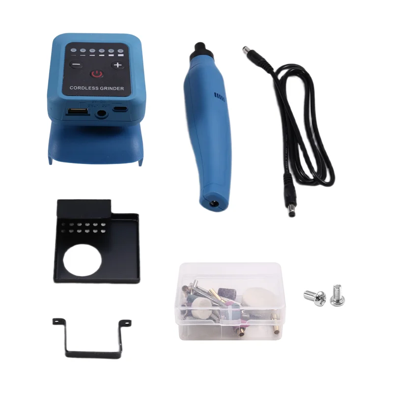 

Classy-80W Electric Grinder Kit No-Load Speed Up To 18000Rpm Rechargeable DIY Electric Grinder For 18V-21V Battery