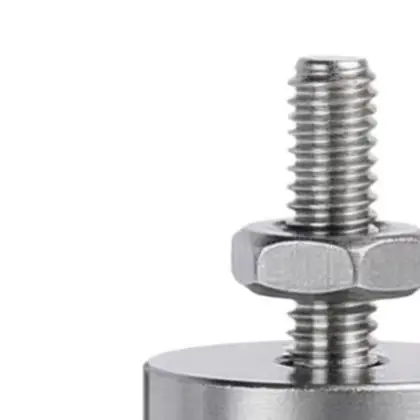 Stainless Steel M2.5 Thread Roller Contact Point Anti Rust Gaging Tip For For Dial Indicator Depth Gauge Measuring Tool