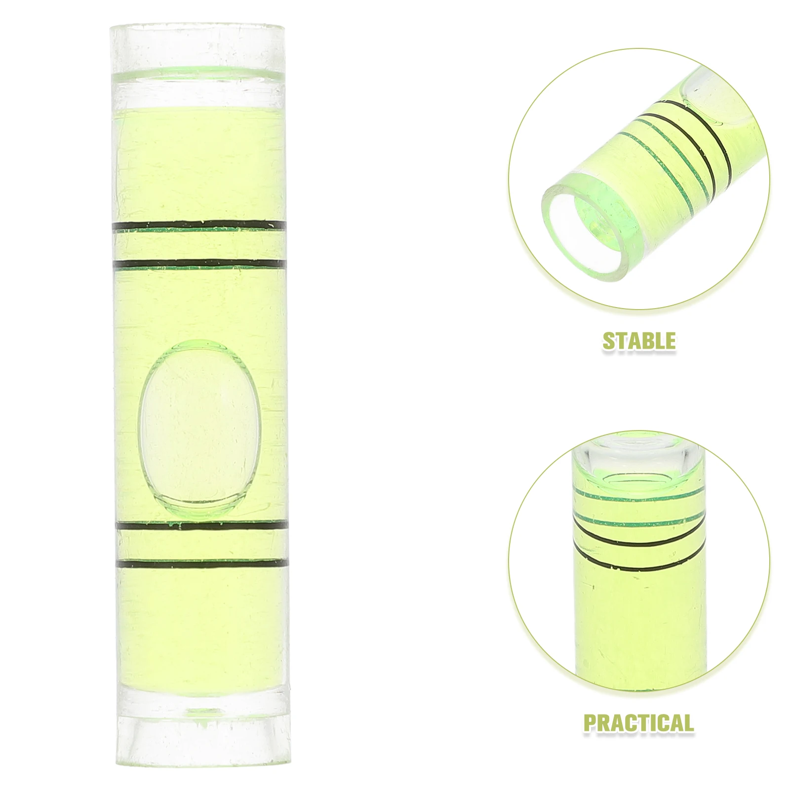 50pcs Mini Leveling Ruler Horizontal Adjustable Precision Spirit Bubble Levelling Accessories DIY Tools Reliable Material