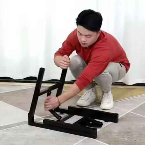 Foldable Table Leg Supports Dining Table Frames Thickened Reinforced Spring Legs Heavy-Duty Stable U-Shape Contemporary Design - Image 5