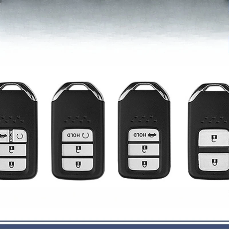 Zinc Alloy Key Cover Case for Honda Civic 10th Gen/Accord/UR-V/Inspire/XR-V/Breeze/CR-V/Lingpai/Vezel - Protective Key Fob Shell