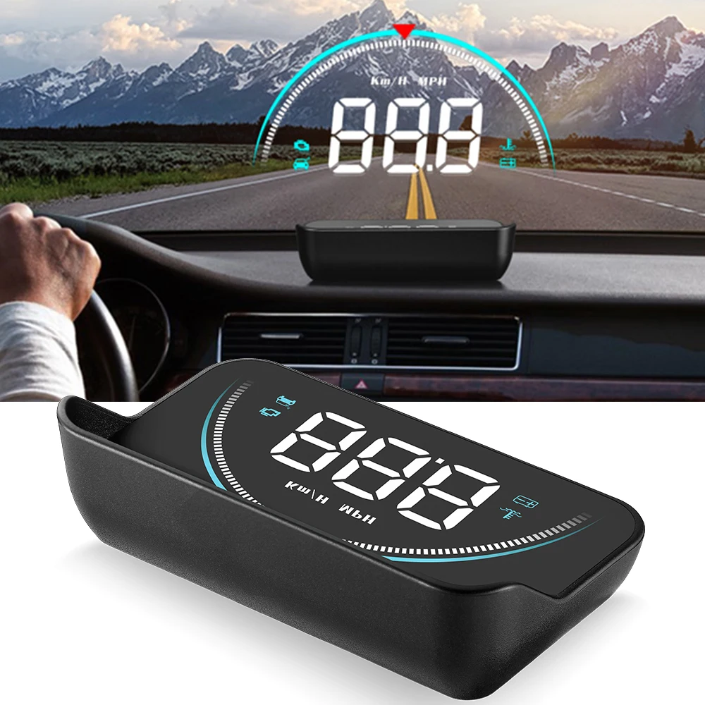 M8 Car Head Up Display RPM alarm Overspeed alarm Water temp alarm Voltage alarm Fatigued driver reminder