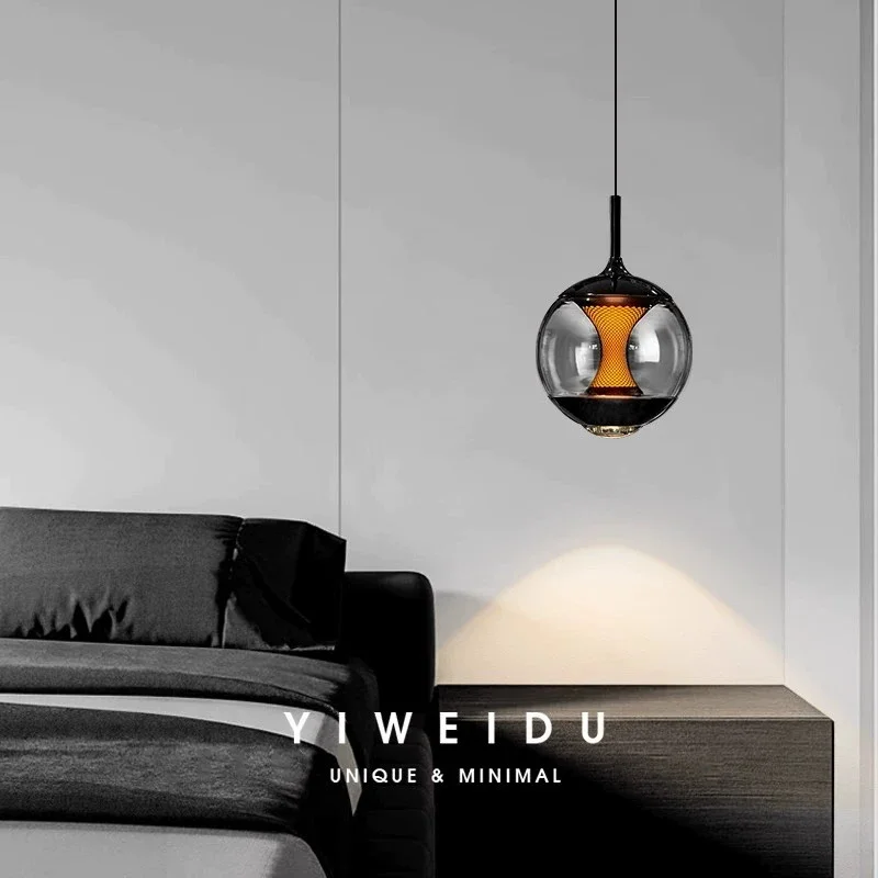 2026 Italian Minimalist Elevating Glass Pendant Lights Restaurant Bar Pendant Lamp Bedroom Pendant Home Decoration Lighting Ligh