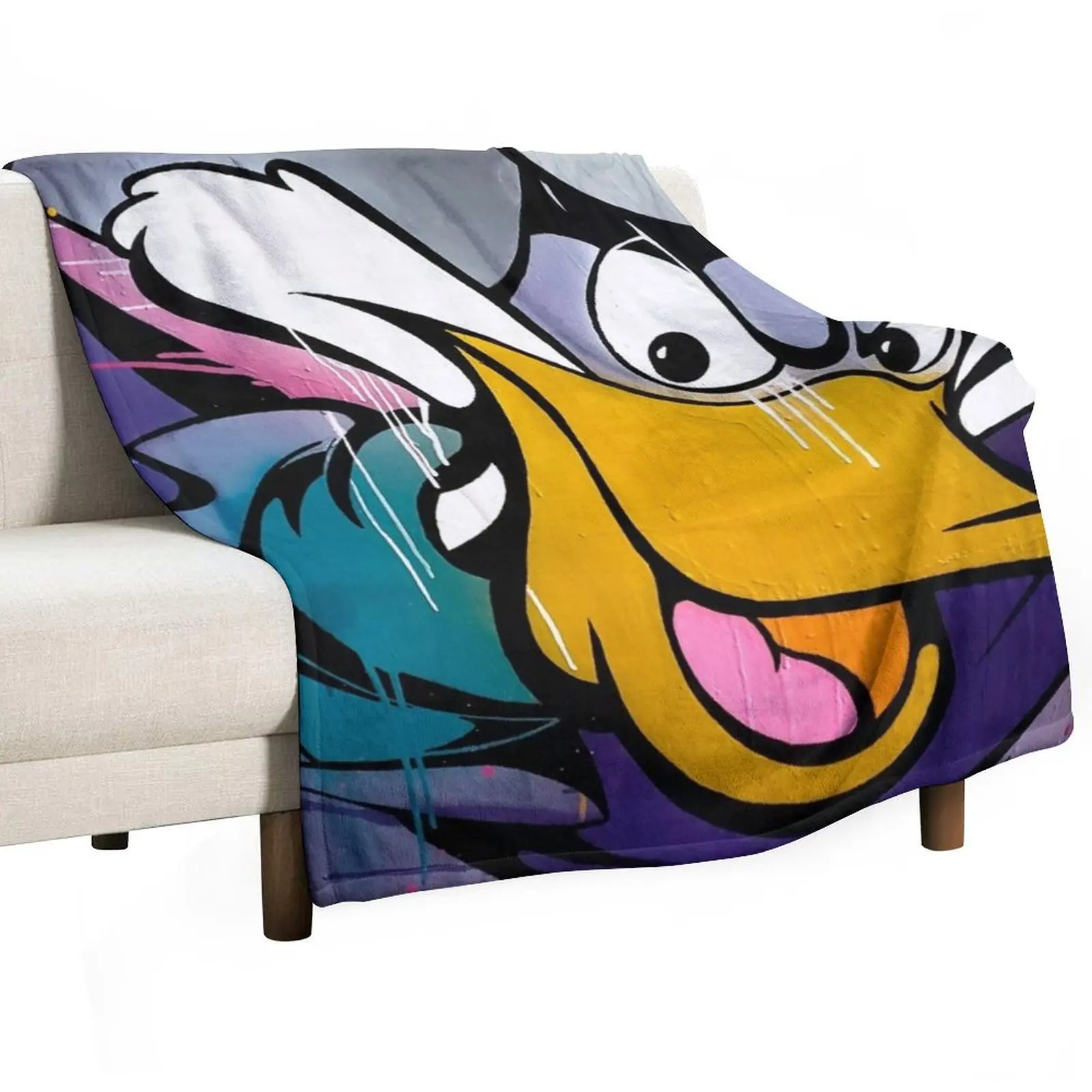 

Darkwing Duck Throw Blanket Summer Beddings Plaid on the sofa Blankets