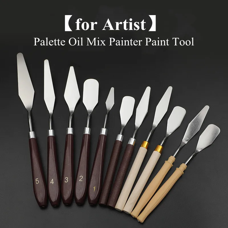 

Mix Painter Paint Tool Palette Oil Scrape Scraper Texture for Artist Art Draw Spatula Drawer watercolor Student