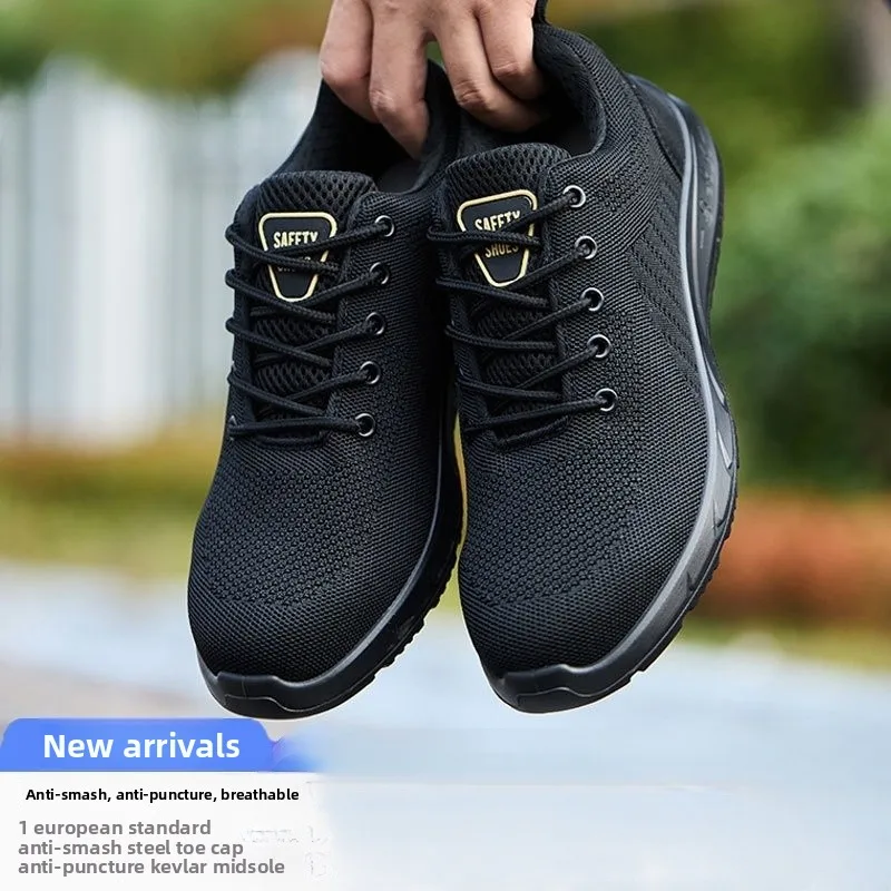 

Men's labor protection shoes are puncture resistant, lightweight, breathable, and durable for construction sites