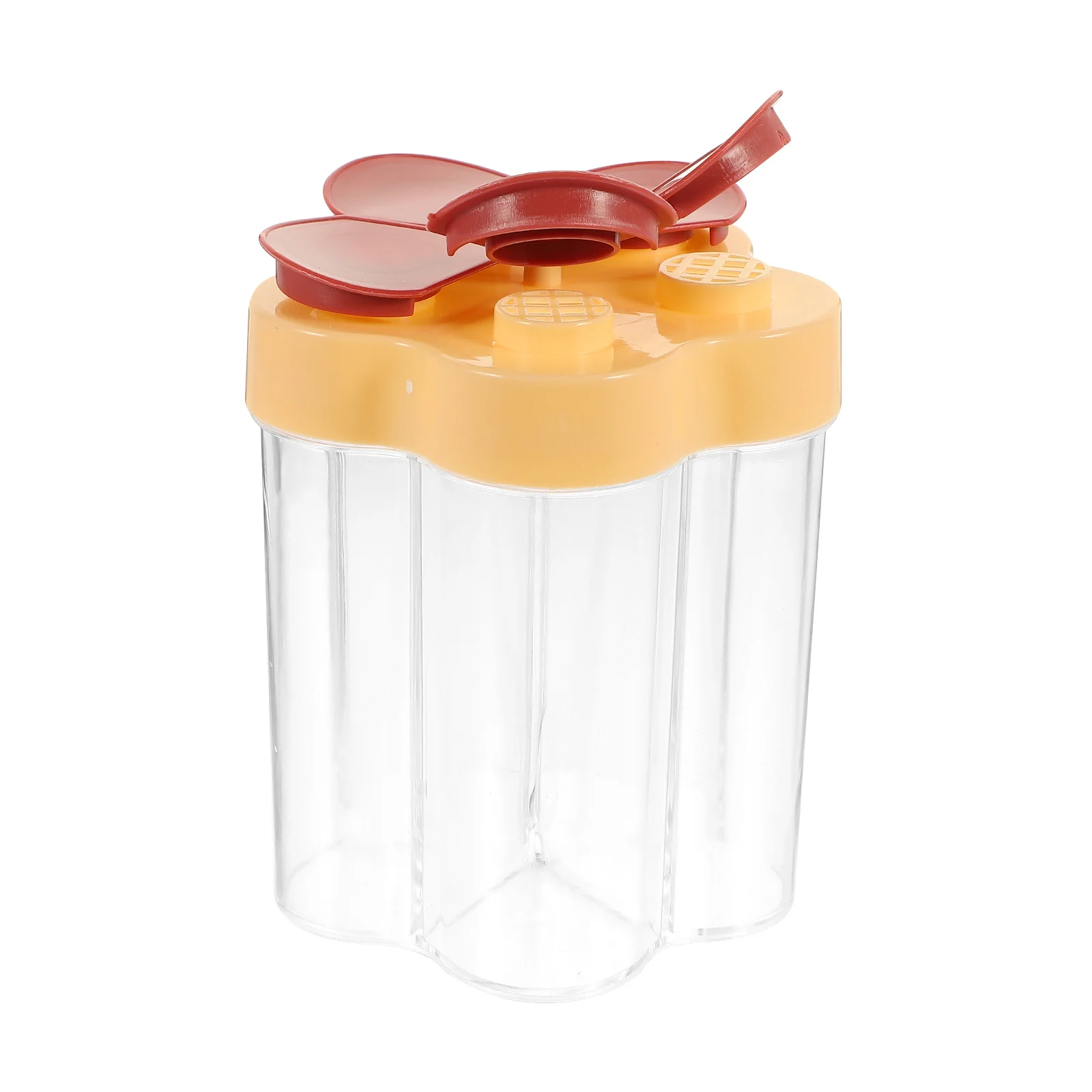 

Spice Container with Divided Seasoning Jars Salt Pepper Sugar Storage Household Kitchen Condiment Box for Bbq Restaurant
