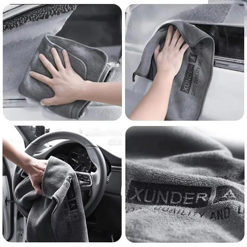 Car Wash High-end Microfiber Towel Car Cleaning Drying Cloth Thicken Soft Auto Body Washing Towels Car Detailing Care Clean Rag view 3