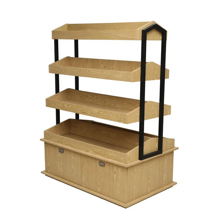 

Best Seller Multipurpose Heavy Duty Grocery Store Shelf Wooden Metal Supermarket Shelves