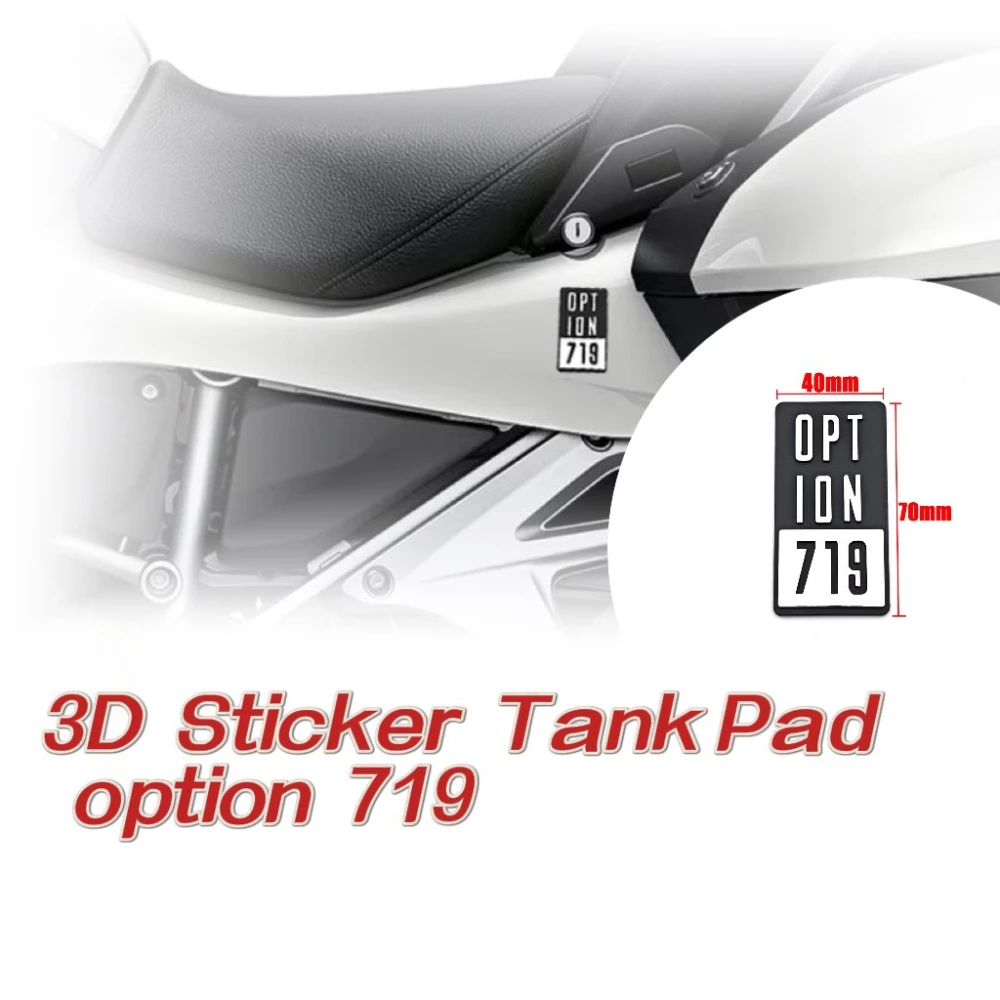 3D Plastic Tank Pad Sticker For BMW R1300GS F900GS R18 R1200GS LC R1250GS F850GS F900R XR S1000R R1250RT K1600B Option 719 Logo