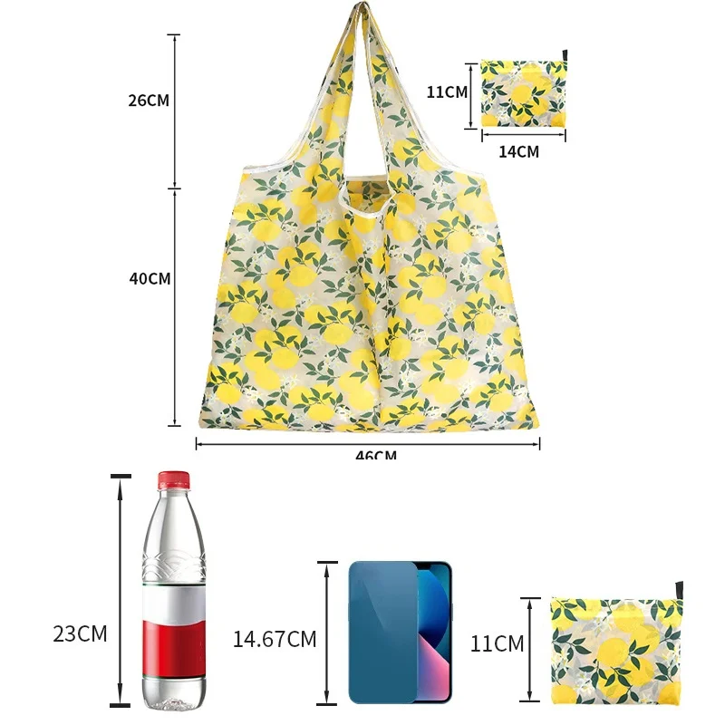 Einkaufstüten, faltbare, modische, waschbare Einkaufstaschen, große Boho-Taschen für Lebensmittel, Stoffaufbewahrungstaschen für den Großmarkt – Detail 1