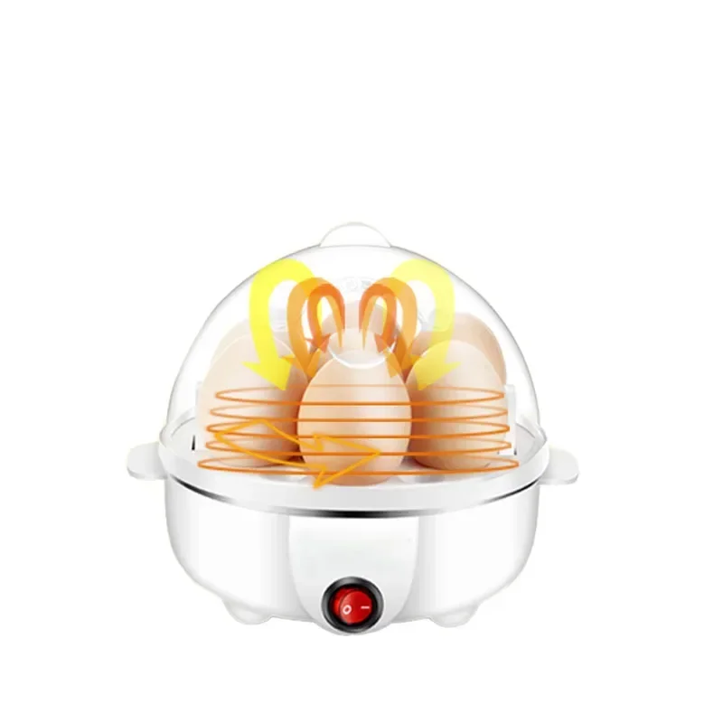 New Small Egg Cooker 1-14 Heating Plate Household Steamed Egg Custard Boiled Egg Breakfast Machine