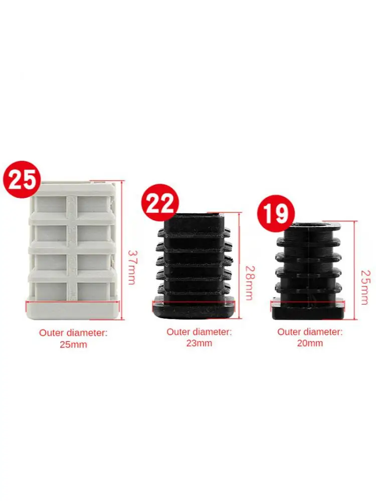 Imagem -04 - Móveis Square Tube Roda Universal Shelf Silent Freio Rodízio 1.5 19 22 25 Packs Aço Inoxidável