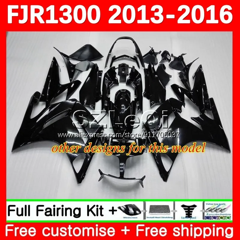 Body For YAMAHA FJR1300A FJR 1300 A CC FJR1300 Gloss golden 13 14 15 16 148No.15 FJR-1300A FJR-1300 2013 2014 2015 2016 Fairing