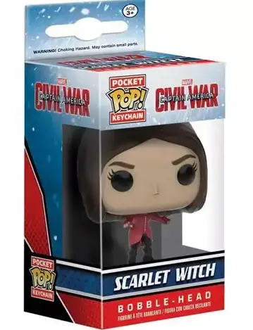 Funko Pop Marvel Scarlet Witch Doctor Strange Keychain Pendant Action Toy Figures Pocket Pop Keychain Collection Model Gift Toys view 5