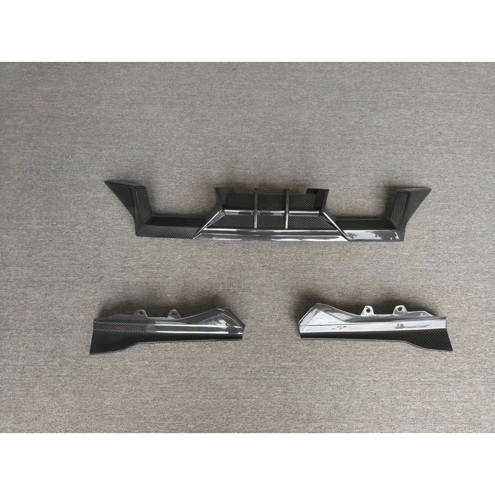 Hot Pressing Process Dry Carbon Fiber ALN Style Rear Bumper Lip Rear Diffuser Body Kit Suitable for BMW M2