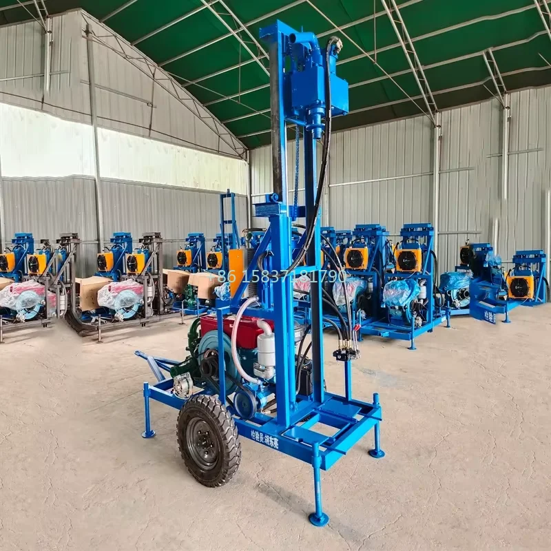 Low Cost 100M Small Portable Drilling Rig Machine Multifunctional Water Well Drilling Rig Construction Mini Drill Rig for Turkey
