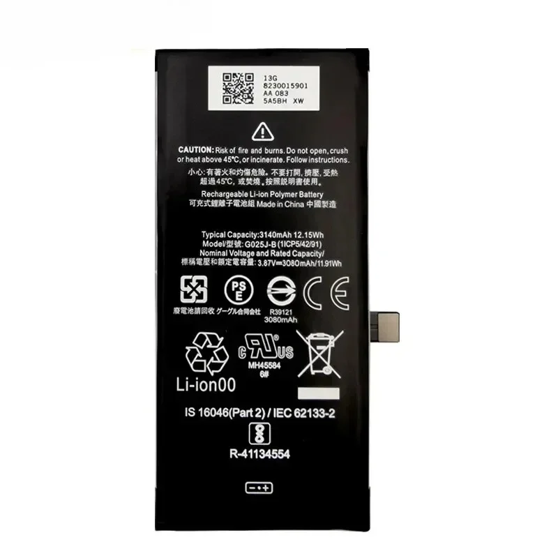High Quality Replacement Battery G025J-B For Google Pixel 4A Pixel4A Phone Batteries Bateria 3080mAh + tools