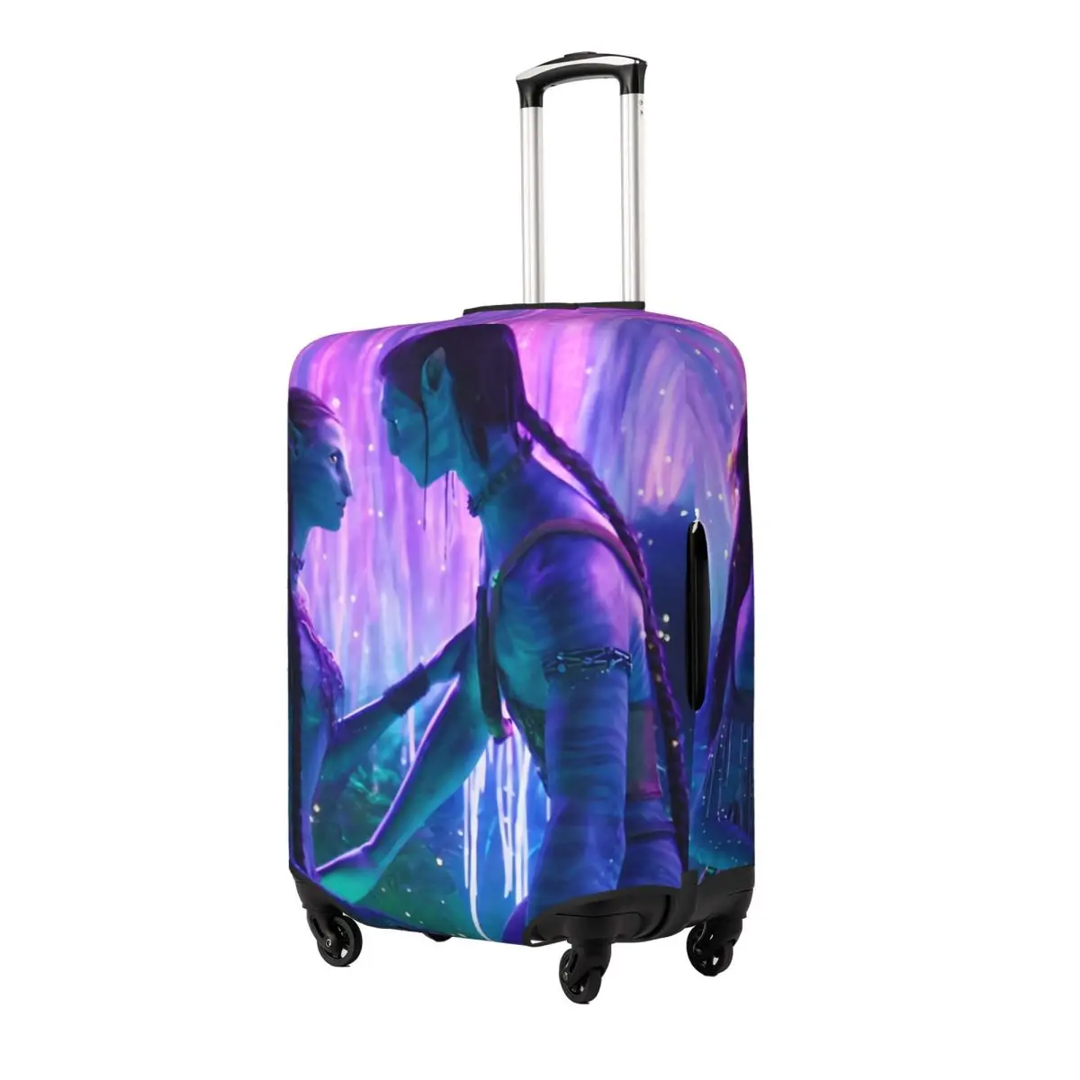 Movie Avatar The Way Of Water Suitcase Cover Travel Flight Strectch Luggage Accesories Protector