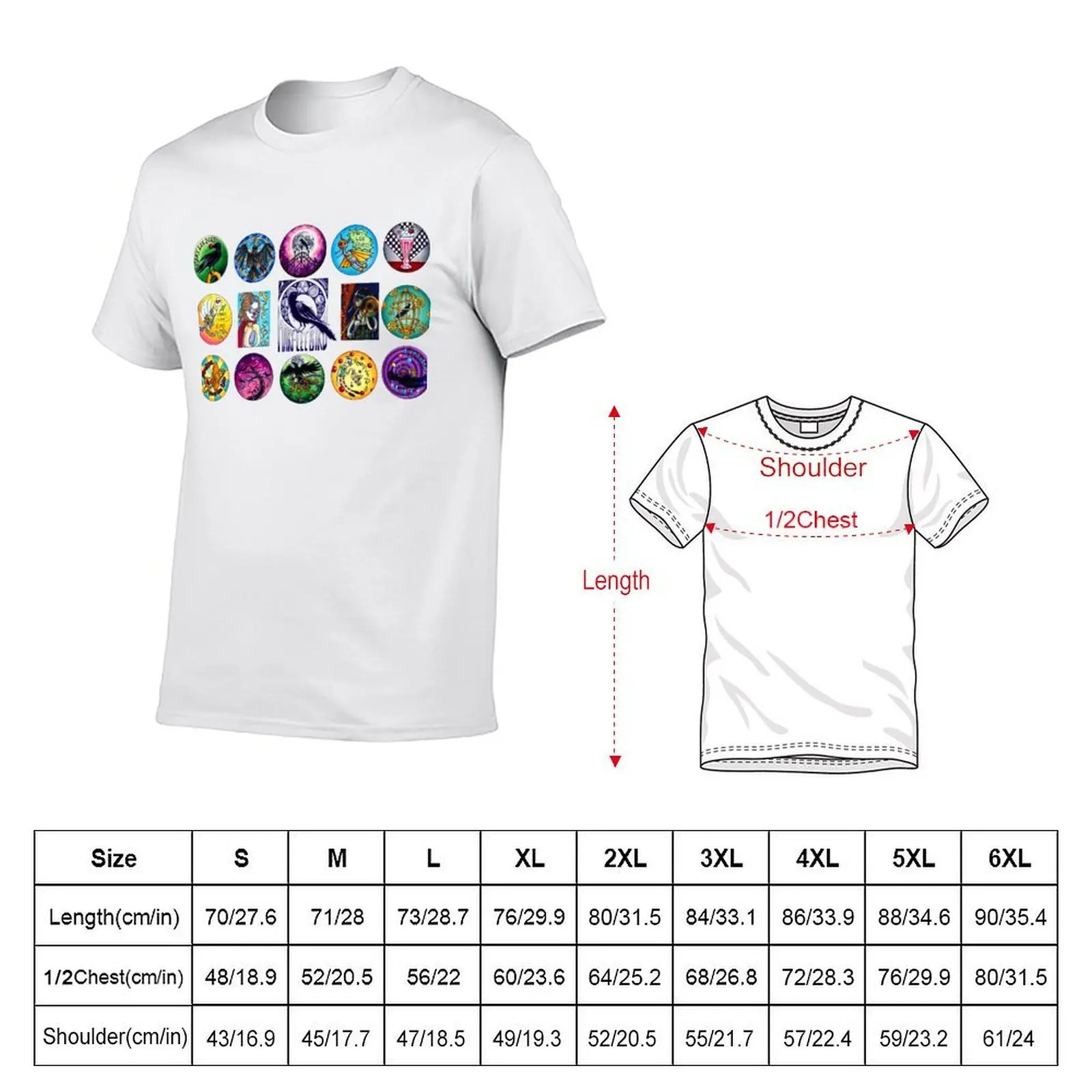 Bird Mash UP T-Shirt t shirts for man pack cotton t shirts for man cotton funny man t shirt luxury T-shirt