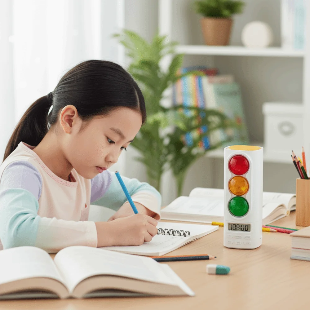 

Цифровой дисплей, визуальный светофор, таймер, портативный пластиковый таймер управления временем, креативный регулируемый таймер