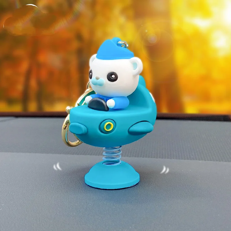 Octonauts Barnacles Cute Cartoon Rocking Fun Desktop Ornament Car Accessories Keychain Decorative Backpack Pendant Birthday Gift