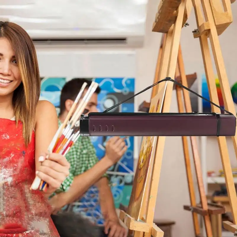 Tubo per poster 36 pollici Tubo per asta volante Porta poster Porta poster estensibile Tubo di stoccaggio portatile Archiviazione di progetti per poster