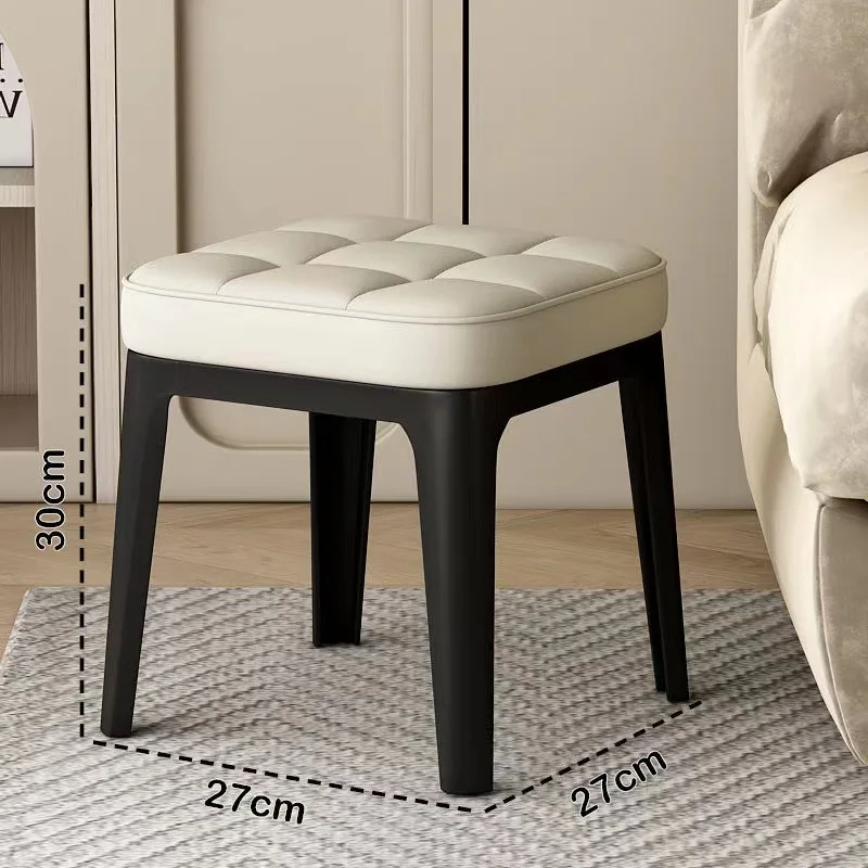 

Living Room Small Chairs Thickened upholstered stool Stackable low stool Modern Child Stool