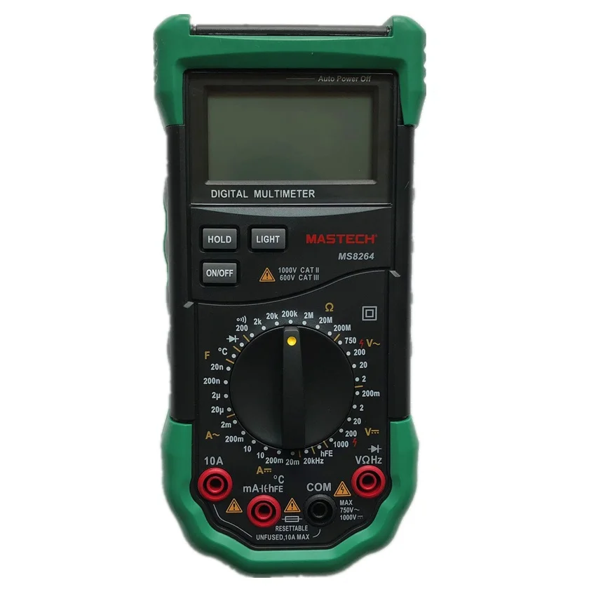 Mastech MS8264 Digital Multimeter Capacitance Frequency Temperature Meter Multimetro Multitester Protection Circuit Anti-Burn