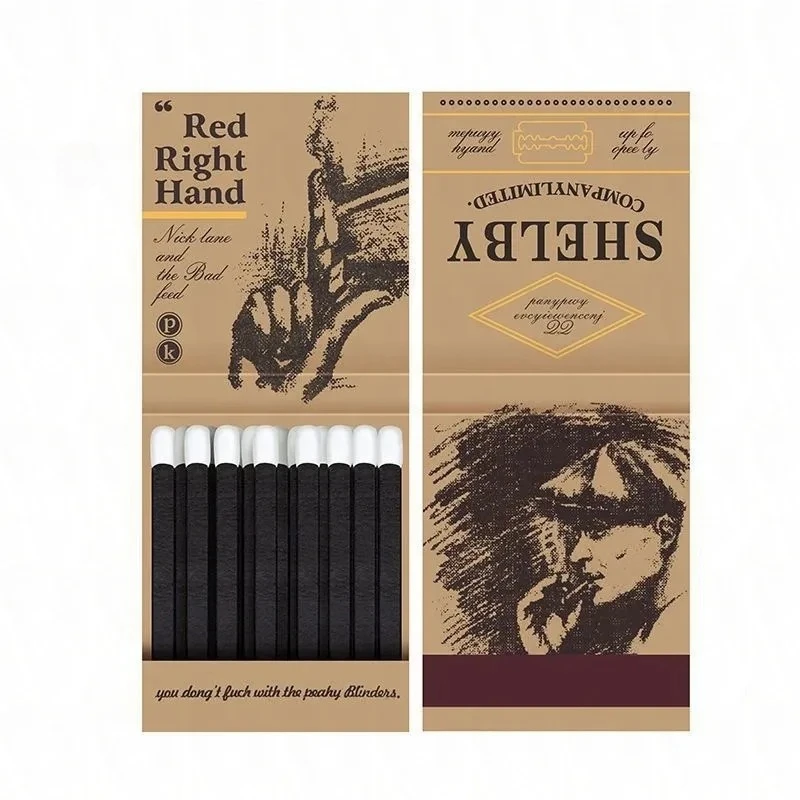 High-end Creative Fire Tools Retro Matches (15 Pieces/box), Disposable Matchbox Gifts Birthday Wedding Gifts Guest Party Gifts