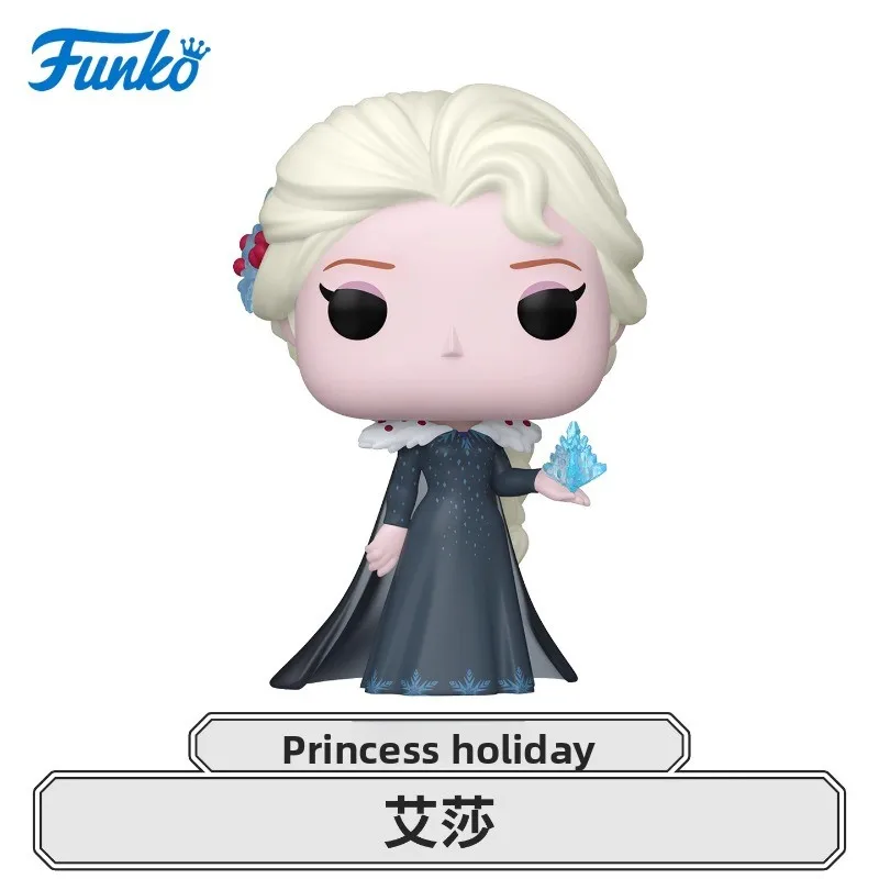Edición genuina FUNKO POP 《Disney Frozen Princess Elsa 》 acción de Anime decoración de escritorio ornamento modelo juguetes modelo coleccionable