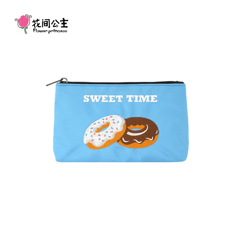 Flower Princess SWEET TIME New Women's Clutch Bag 2024 Trend Embroidery Nylon Small Fashion Purse Female Wrist Bags for Women