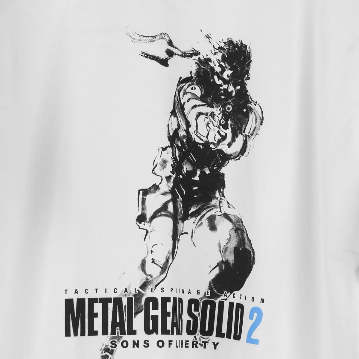 Metal Gear Solid T-Shirt Sons of Liberty Foxhound Snake Men White Summer Cotton Men\'s Clothing Short Sleeve Tee Shirt