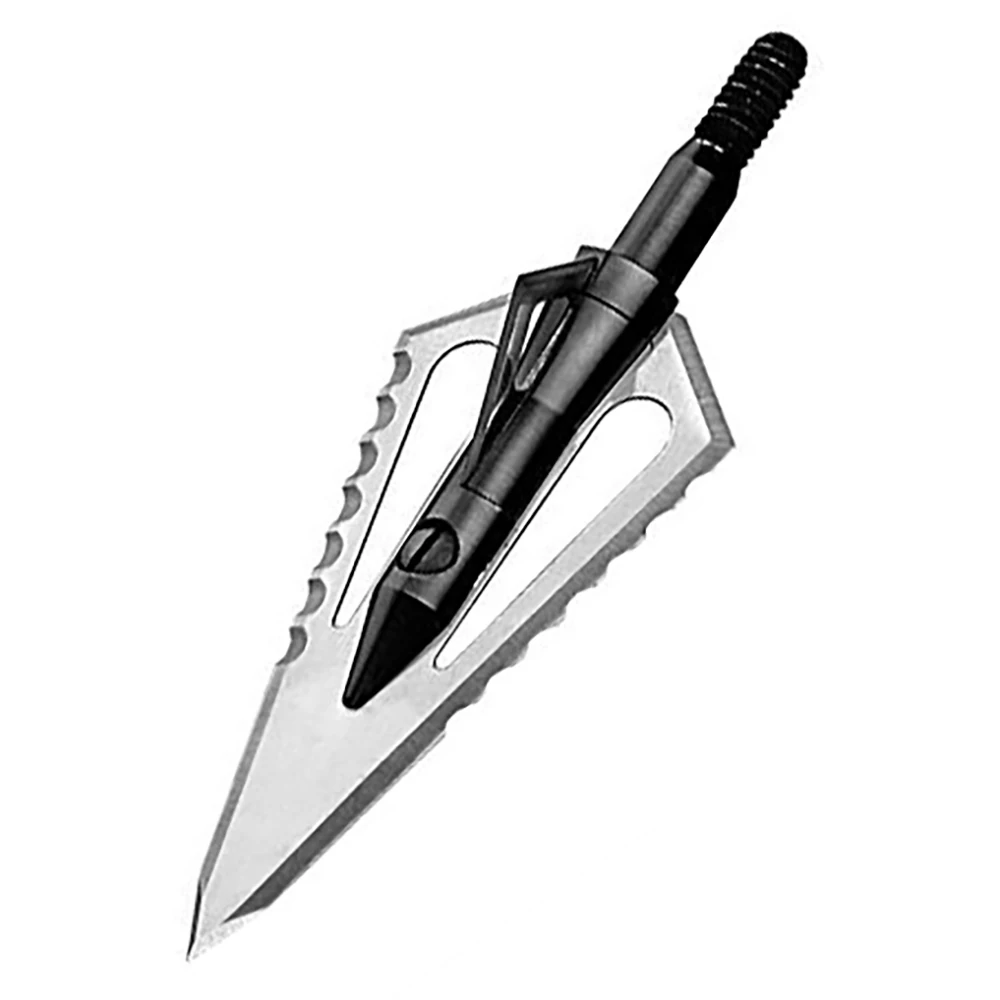 새로운 100 그레인 양궁 헤드 브로드 헤드 팁 화살 사냥 연습용 석궁 리커브 활 컴파운드 보우