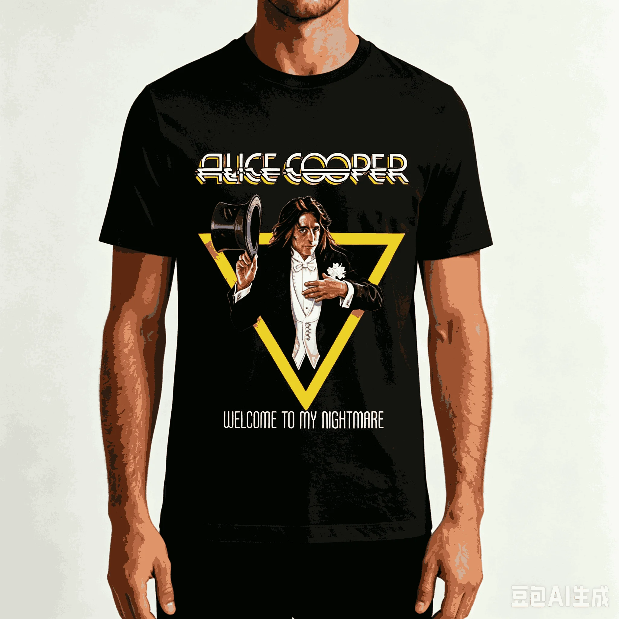 Alice Cooper for Fan Gift T-shirt Men Women Harajuku Oversized Unisex Short Sleeve Streetwear high quality Couples Classic soft