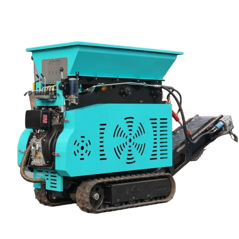 Mini Hydraulic Mobile Stone Hammer Crusher Machine, Low Price Limestone Crushing Equipment for Road Construction Works