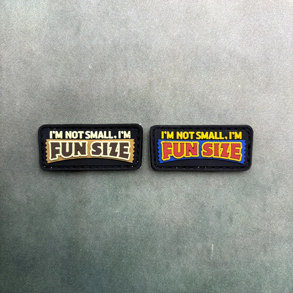 

A Text Pvc Patch Tactical Vest/Strap Badge Sticker Patch Pvc Hook-Fixed Backing Morale Patch Backpack Patch Clothing Patch Soft Rubber