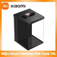 Original Xiaomi Mijia Smart Desktop Fish Tank MYG200 10L Remote Feeding Via APP Professional Filtration System Work With Mi Home