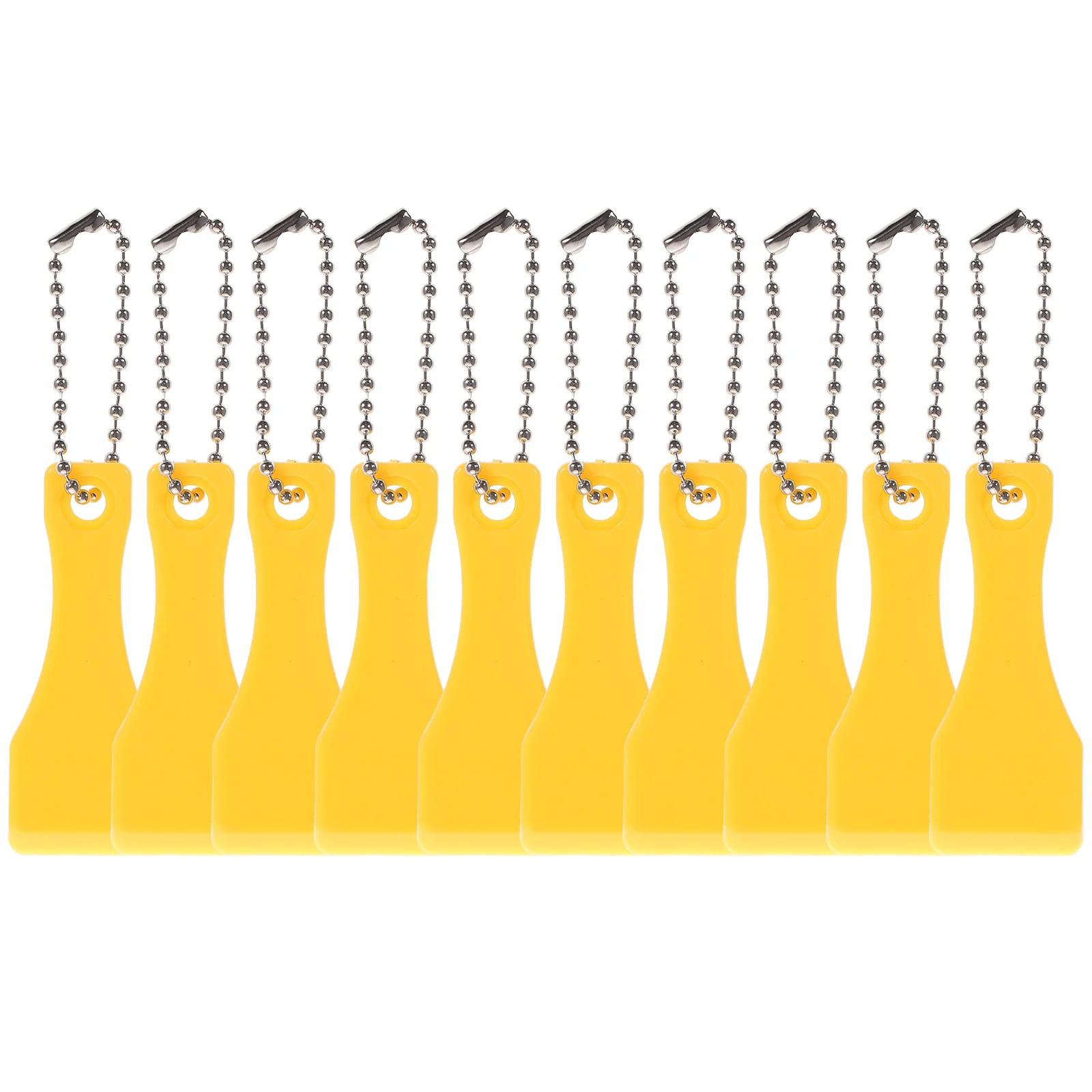

10 Pcs Scratch Tool Lottery Scraper Tools off for Tickets Card Scratcher Yellow