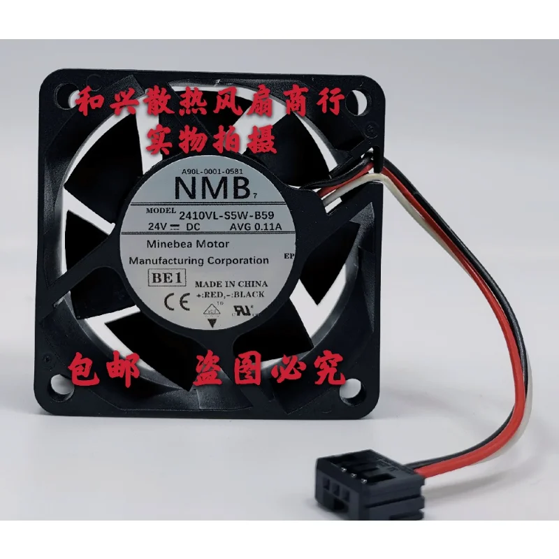 

Original CPU Cooler Fan for NMB 2410VL-S5W-B59 A90L-0001-0581 24V 0.11A for FANUC Special Cooling Fan