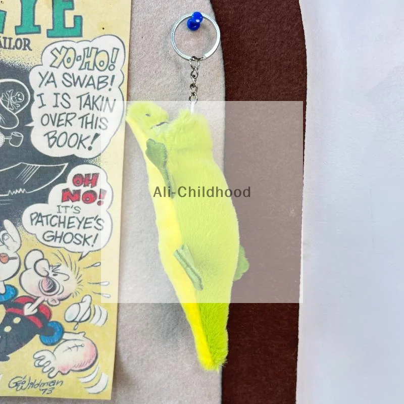 

15CM Cartoon Crocodile Plush Keychain Lovely Stuffed Doll Keyring Bag Pendant Backpack Hanging Decoration Key Holder Gift