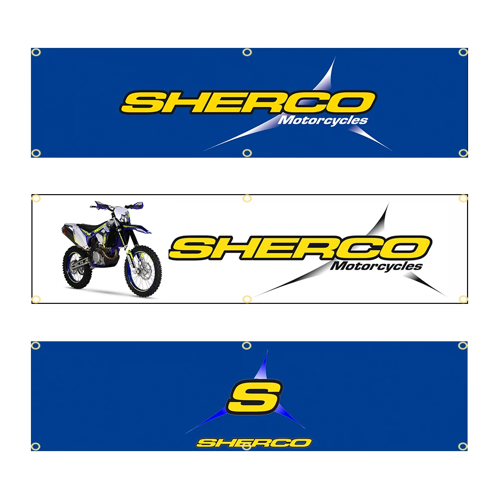 60X240cm Shercos Banner Flag Polyester Printed Garage or Outdoor Decoration Tapestry